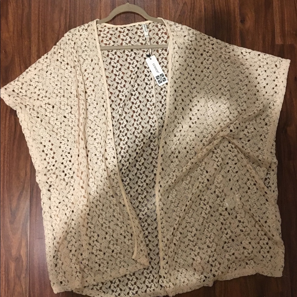 Crochet kimono! New with tags